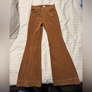 Alice + Olivia Tan Corduroy Pants
